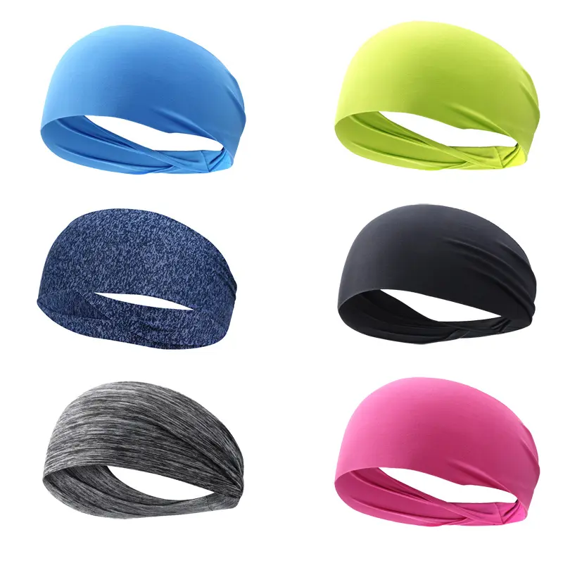 Unisex Ultra-Thin Quick-Dry Sports Headband – Breathable Sweat-Wicking Headwrap, Versatile Hairband & Sweatband for Running, Yoga, Basketball & Outdoor Workouts