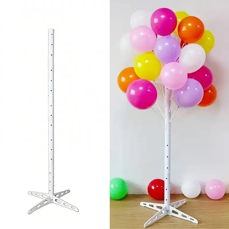 Portable Single Pack Balloon Display Stand Excluding Balloons, Fit Birthday Wedding Holiday Multiple Events, Improve Disordered Balloon Display, Viral Party Ornament Supply