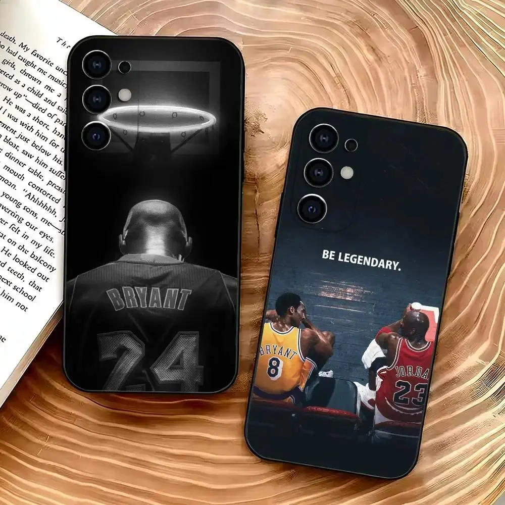 Kobe Bryant 8/24 Themed Soft Black Phone Case for Samsung S20, S21, S22, S23, S24, S25, S30, Ultra, Plus, FE, Lite
