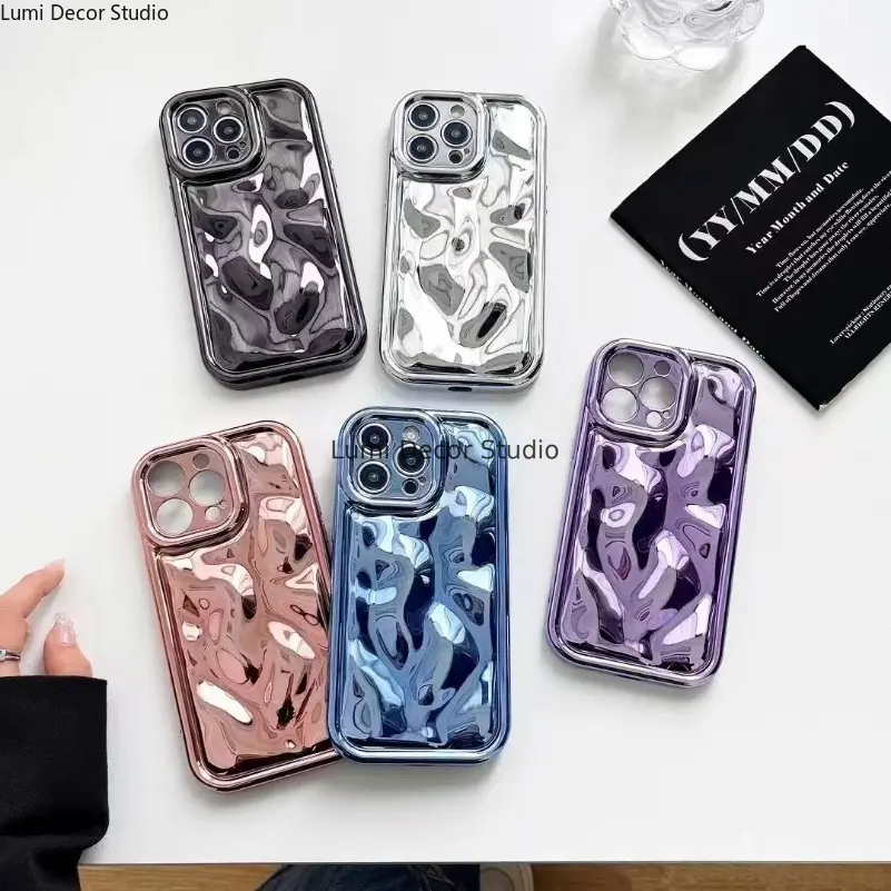 Electroplated Meteorite Smartphone Protector - TPU Soft Handheld Cellphone Cover, Glossy Edge, for 12-16 Pro Max Series Devices & Daily Carry (Sports & Outdoor Companion)