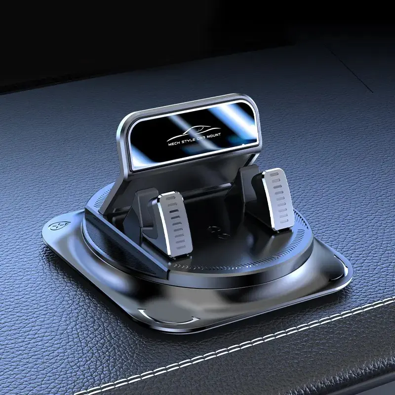 【FathersDayGift】Car phone holder 360 degree rotation, suitablefor car navigation in-car dashboard, horizontaland vertica screen adjustment angle,suctioncup fixed non-slip mobile phone holdersuitable for iPhone and Android, Adjustable Cellphone Holder