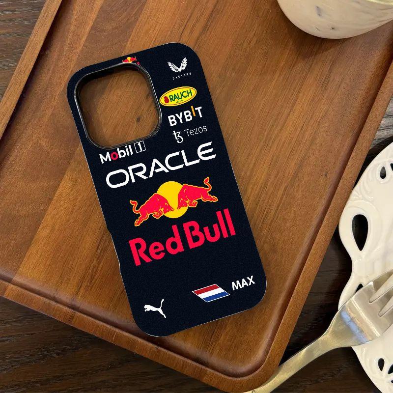 Red Bull Energy Drink Design Phone Case — Unisex Style, Compatible with iPhone 12, 13, 14, 15, 16, 17 Series. Scratch-Resistant and Durable; Resists Yellowing and Fading. The Perfect Gift Choice.