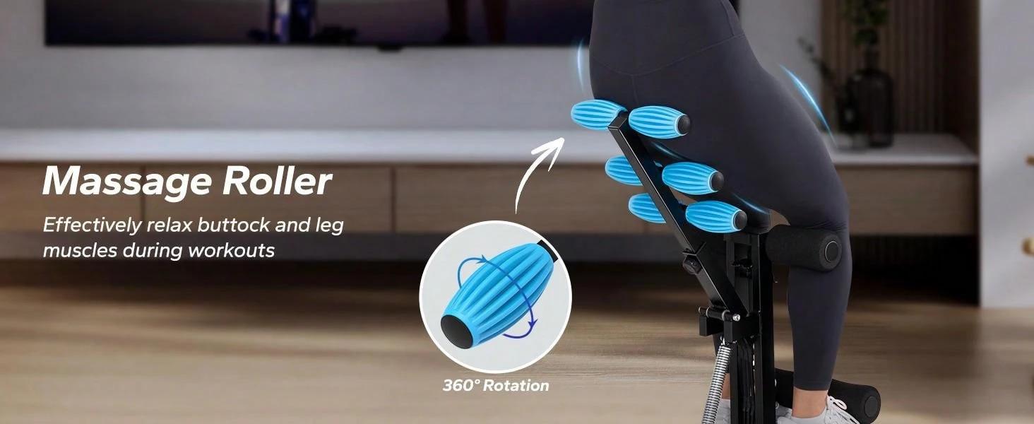 Deep Squat Machine for Women, Adjustable Glutes TrainerMachine, Core Leg Push Up Workout Machine for HomeGym, Leg Training Workout Equipment for Home Use, Giftfor Family