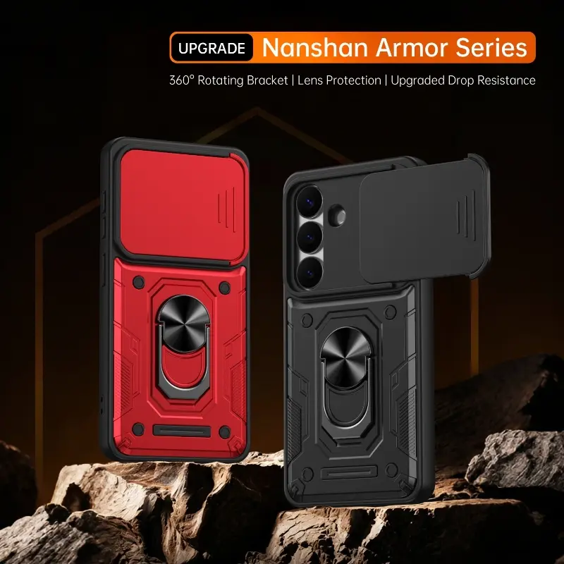 The new model is suitable for Samsung S26ultra mobile phone case car 360 bracket window push S26 PLUS