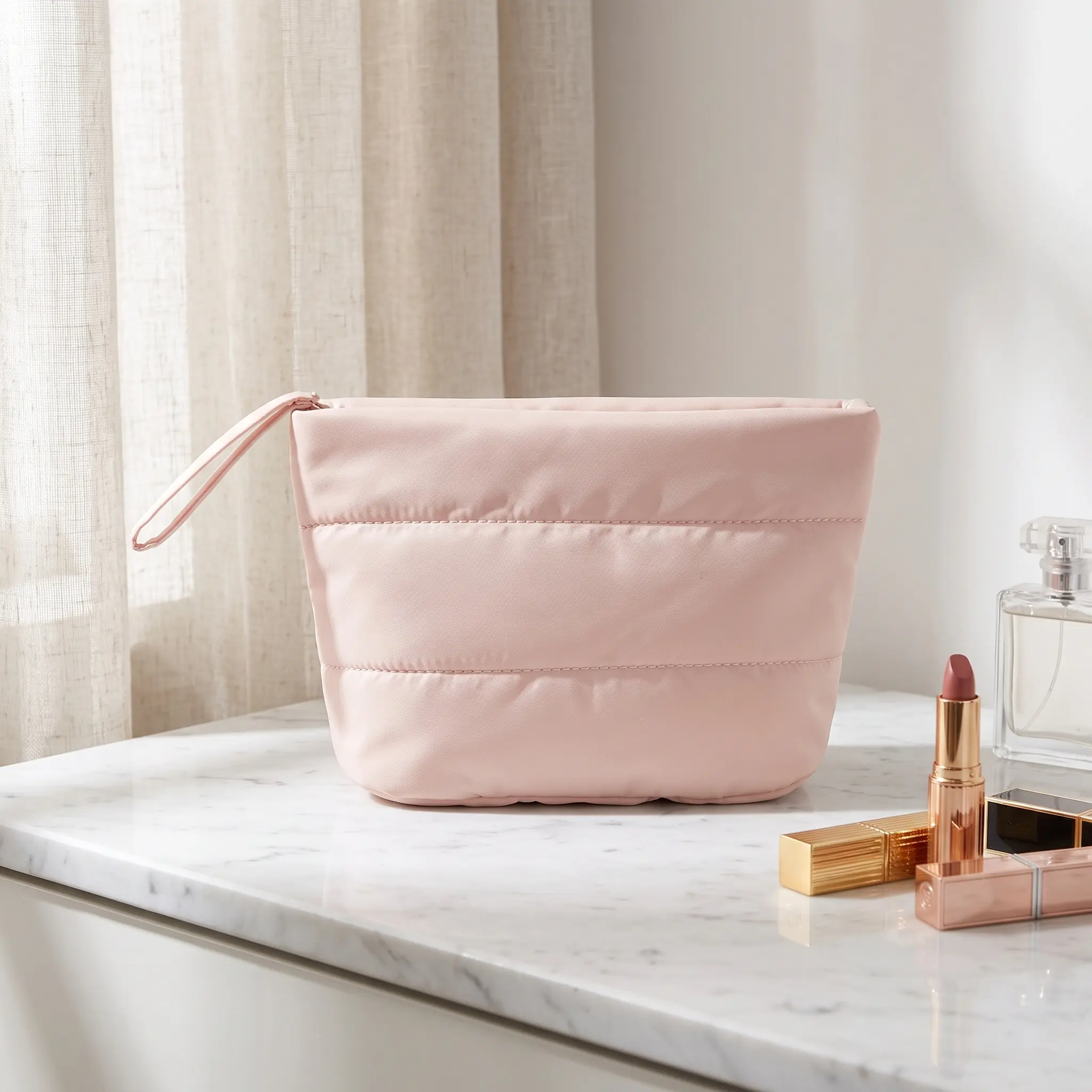 Cute Makeup Bag & Storage Pouch, Large Capacity Zipper Travel Storage Bag, Niche Portable Travel Toiletry Organizer for Women, Travel Essentials-YY1