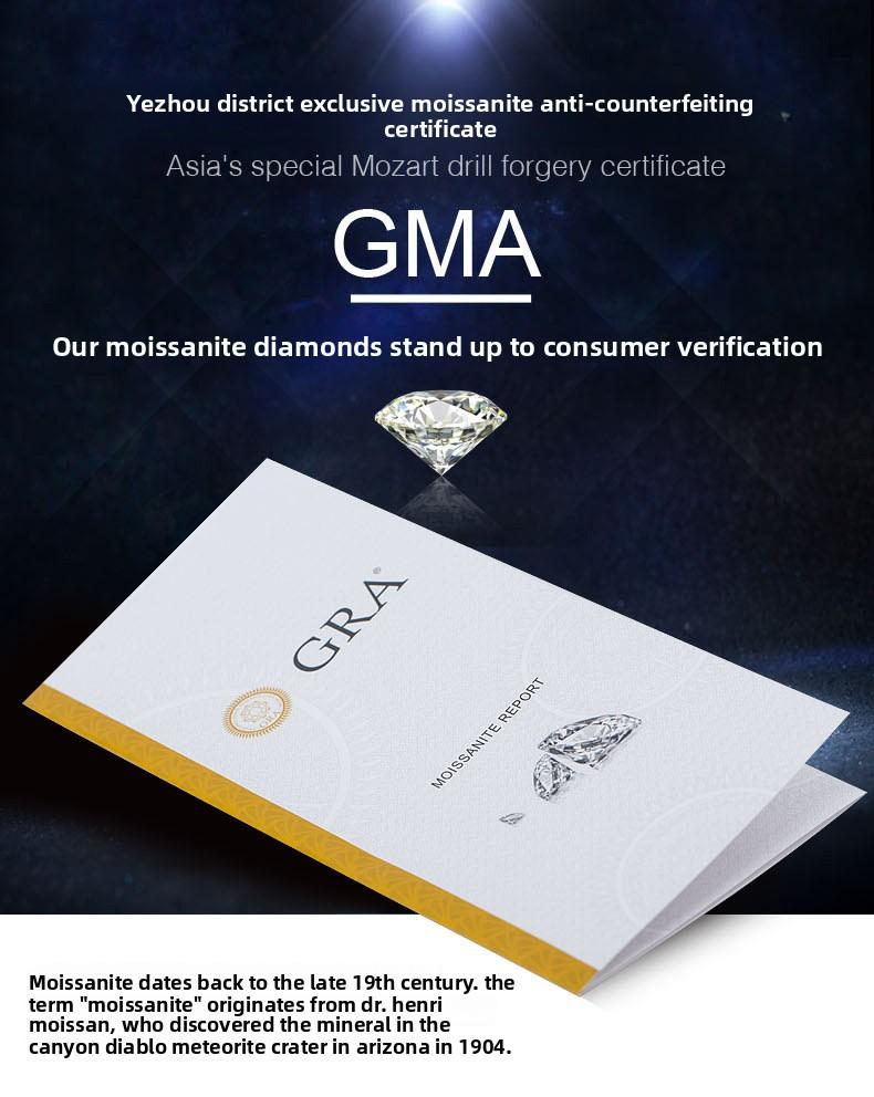 Moissanite Engagement Ring 0.5CT D Color VVS1 Clarity Sterling Silver Synthetic Moissanite Infinity Twisted Promise Anniversary Wedding Rings for Women with Certificate