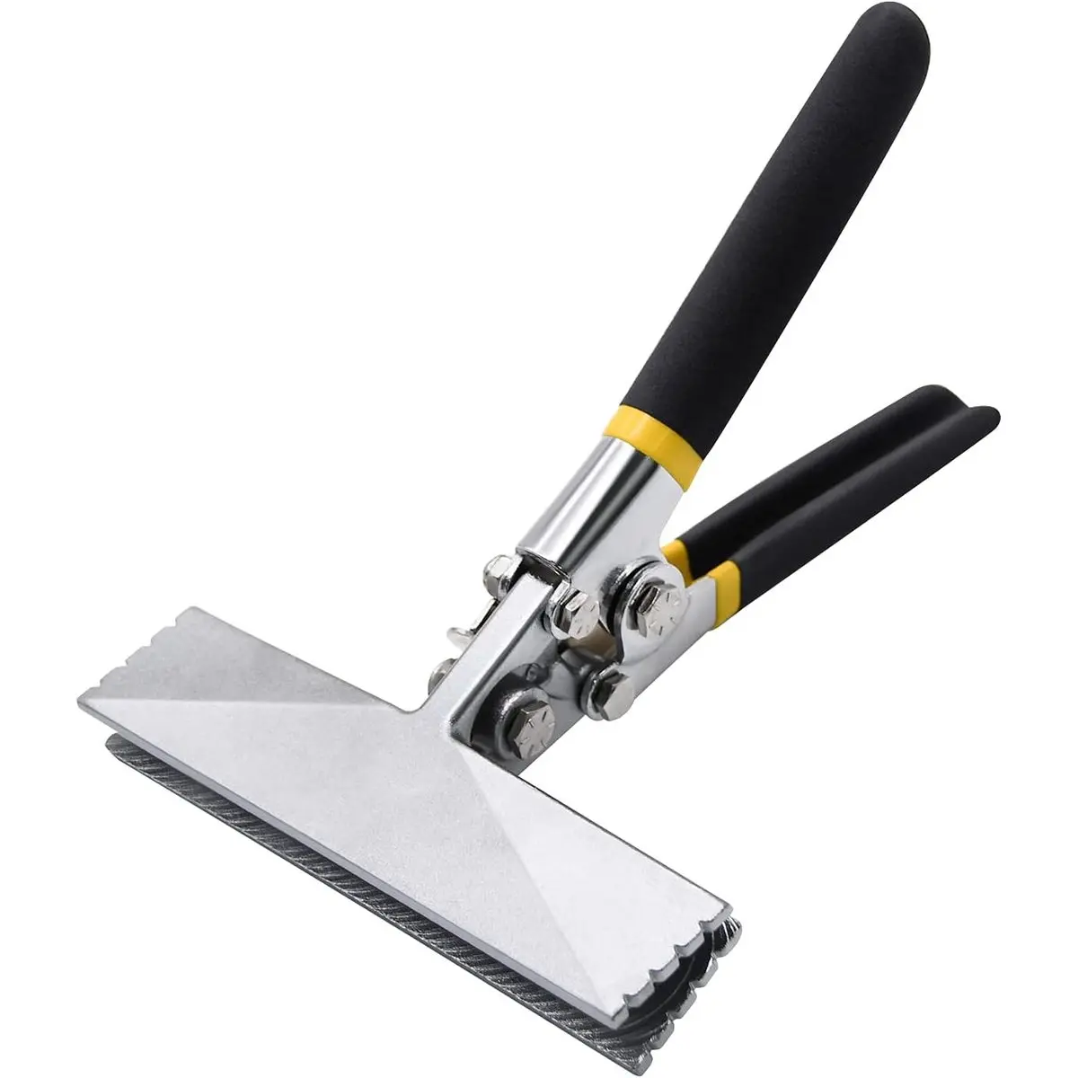 6 Inch Hand Seamer, Straight Jaw Sheet Metal Bender Tool, DIY Home Repair, Garage Workshop, Bending and Flattening Metal Panels, for DIY Repair and Home Improvement