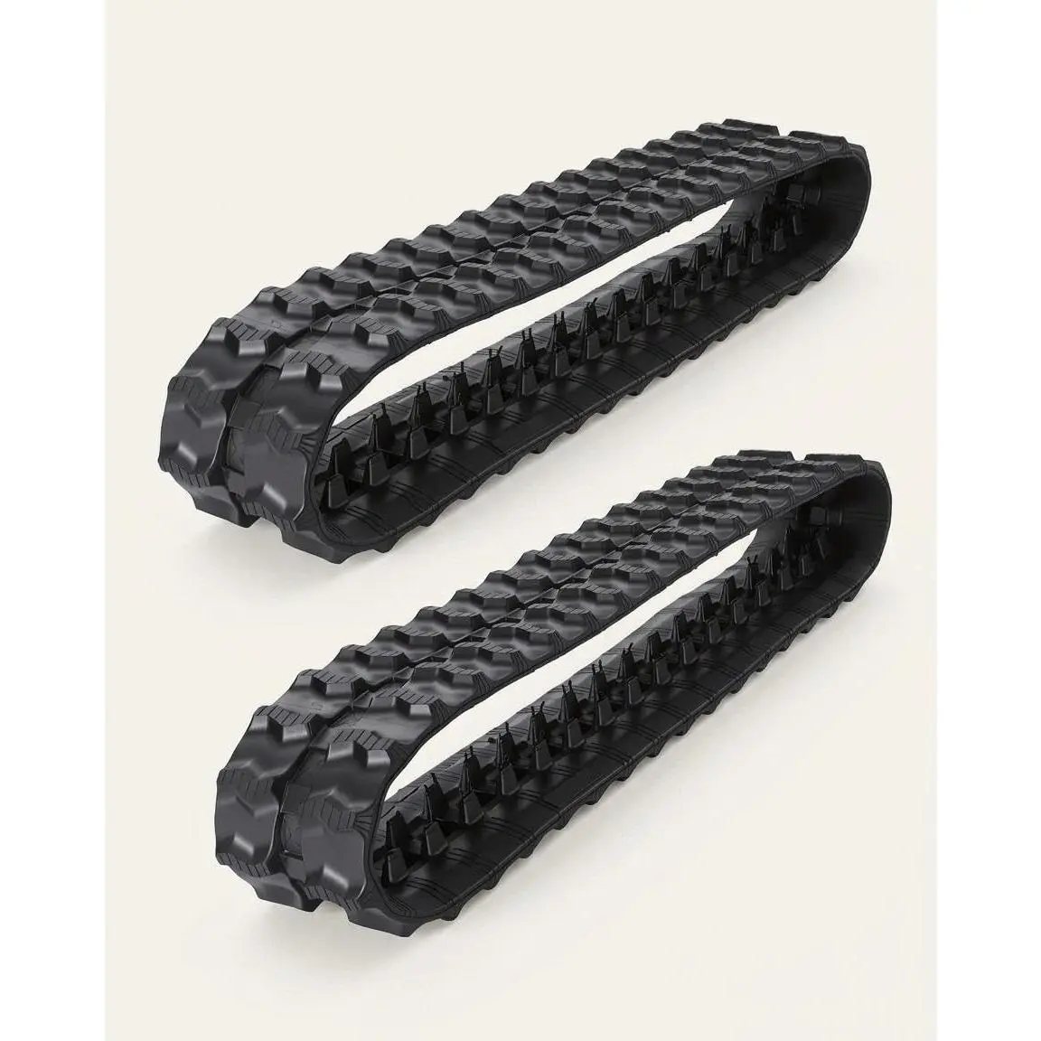180x60x35 Rubber Tracks Set of 2 - Heavy Duty Mini Excavator Replacement Tracks with High-Strength, Tear-Resistant Rubber