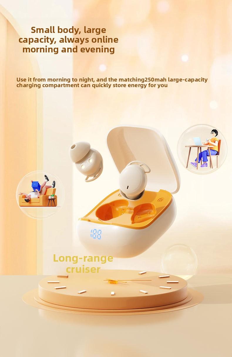 Sleep headphones, painless for side sleepers, no ear pressure, 2026 new model, in-ear noise-canceling, long battery life, sleep Bluetooth headphones