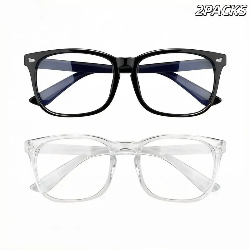 Unisex Blue Light Blocking Glasses - Hot-Selling Gaming Glasses with HD Anti-Reflective Polycarbonate Lenses, Lightweight Durable Fashionable Eyewear for Work, Office, Study, Glasses Blue Light, Blue Light Glasses