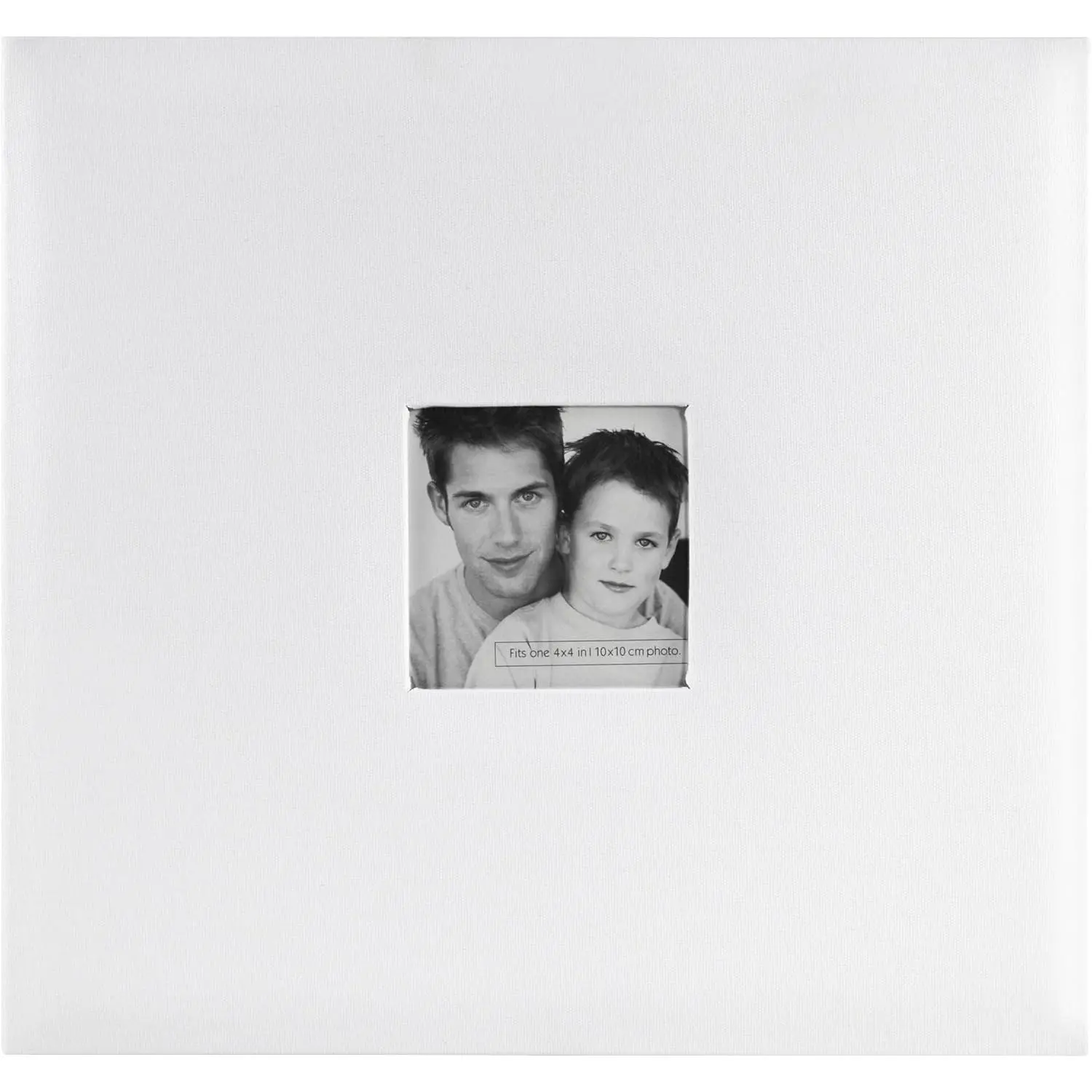 MCS Expandable Fabricscrapbook Album, 12x12, White| Expandable 10-Page Scrapbook Album With 12x12 Inch Acid-Free Pages, White Theme