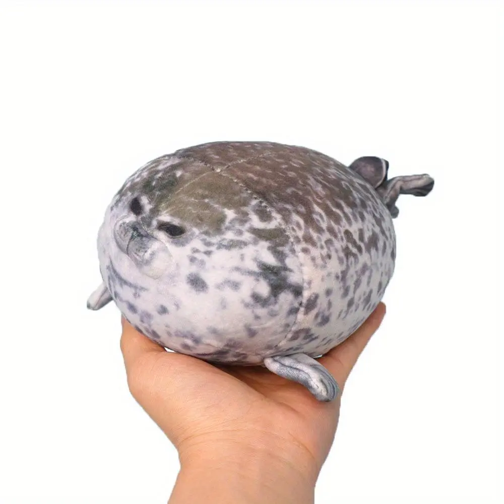 Cute Plush Little Seal Stuffed Toy - Ocean-Style Party Gift, Doll Ornament, Ocean Themed Stuff, Sea Animal Stuffed Toys