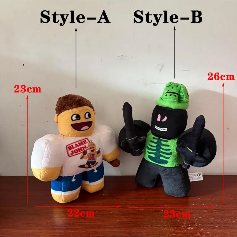 Super Funny Anime Game Chance Forsaken Character Shedletsky and Killers 1x1x1x1 Plush Toy Peripherals Stuffed Plushie Doll Decor