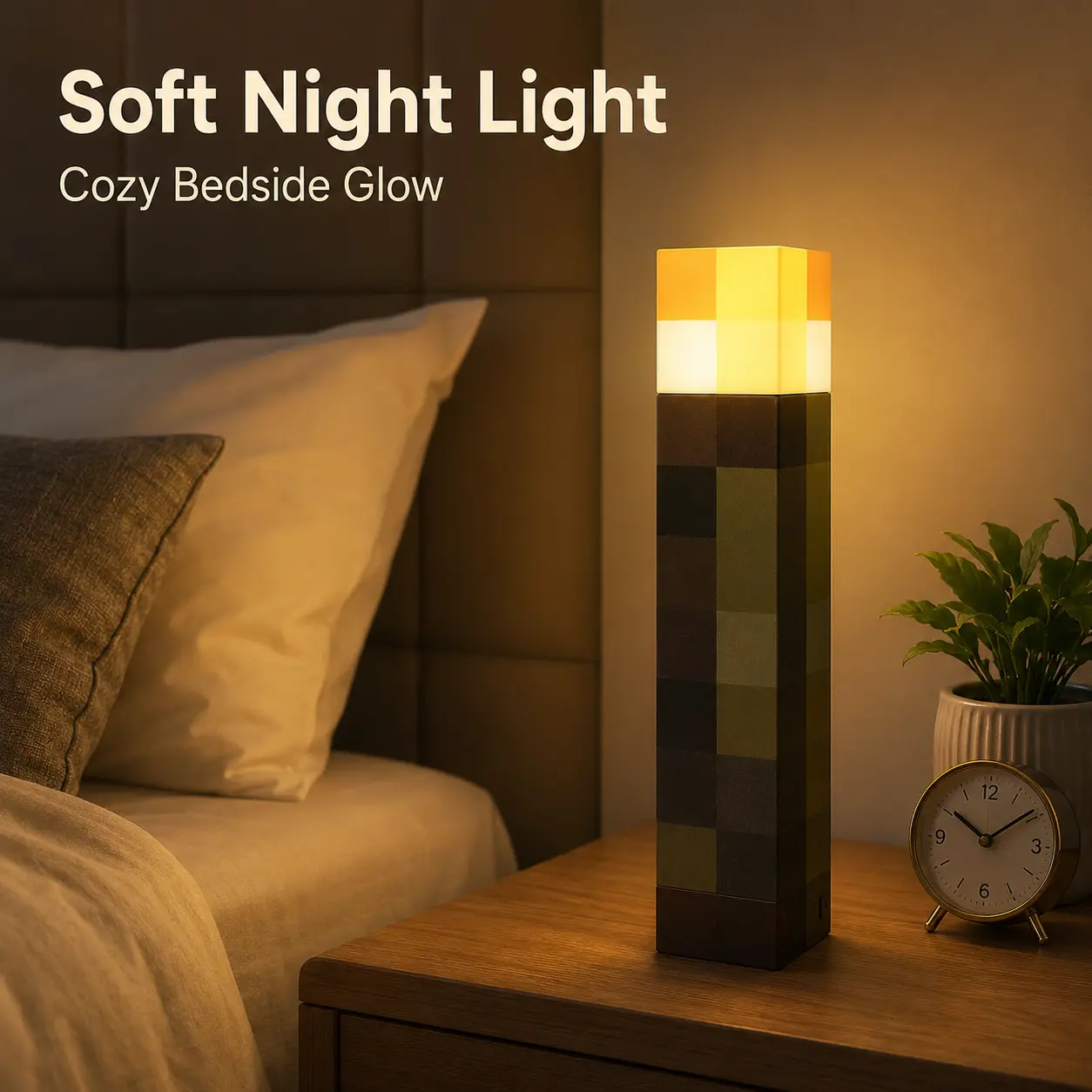 Torch Night Light, 4-Color LED Flame Ambient Lamp, USB Rechargeable Handheld And Wall-Mounted Bedside Light, Mood Light for Bedroom Living Room Gaming Room Decor, Easter Gift, Spring Decor, Graduation, Birthday And Game Night