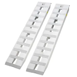 Heavy-Duty Aluminum Loading Ramps 2PCS – 6000LBS Capacity – Global Top Hook for Truck, Car, ATV, Tractor, Motorcycle, Lawn & Garden Equipment – Non-Slip, Corrosion-Resistant