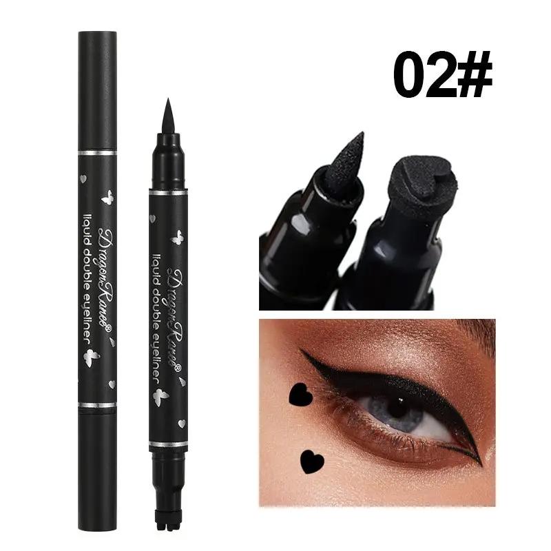 Double-Ended Eyeliner Stamp Pen Set, 5pcs Waterproof Long-Lasting Eyeliner Pens, Quick-Drying with Precise Flexible Tip and Comfortable Grip, Professional Daily Makeup Accessories #TOP PICKS