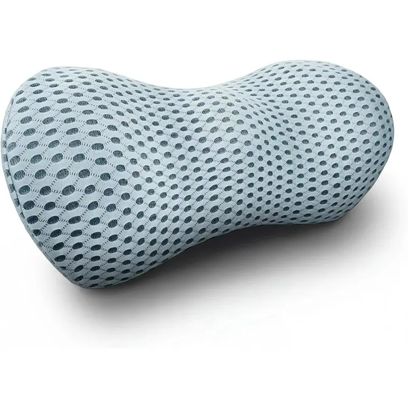 Ergonomic Memory Foam Lumbar Support Pillow, Orthopedic Back Cushion for Car, Office Chair, Bed & Sofa, Pain Relief