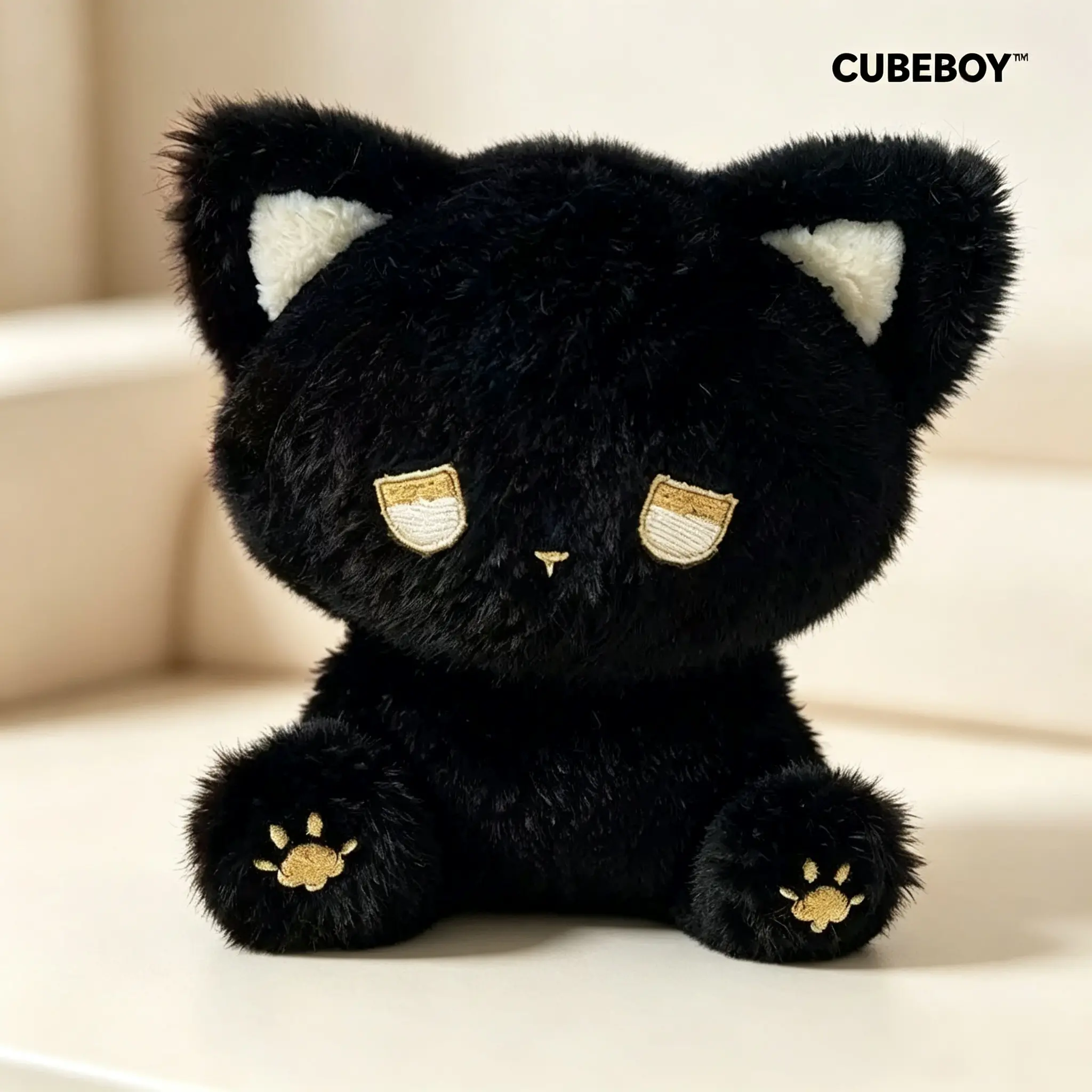 Cute and Stylish Emo Teddy Bear Stuffed Animal Doll - Soft Furry Collectibles, Cute Collectibles, Decoration for Animals & Nature Themed Gifting Occasions, Stuffed Animals