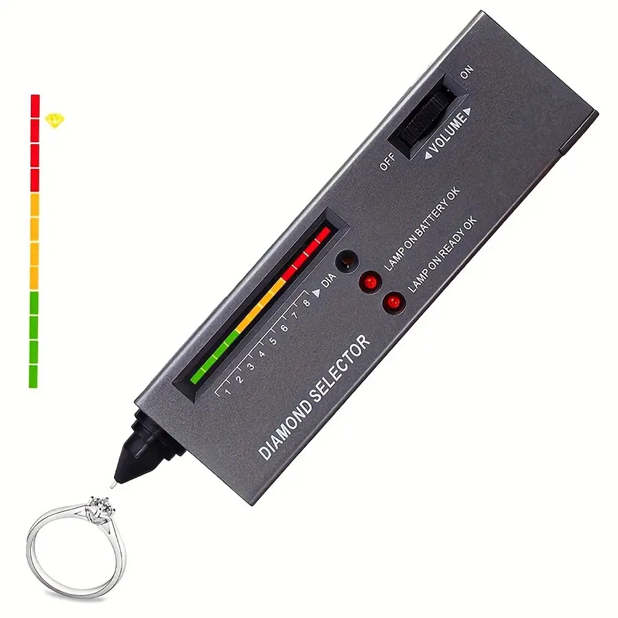 1pcs Professional Portable Diamond Selector Tester, Thermal Conductivity, No Battery Included, Diamond Authenticity Checker