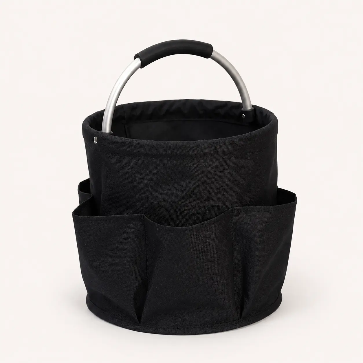 17L Foldable Cleaning Caddy, 6-Pocket Waterproof Supply Organizer Tote with Carry Handle,animal