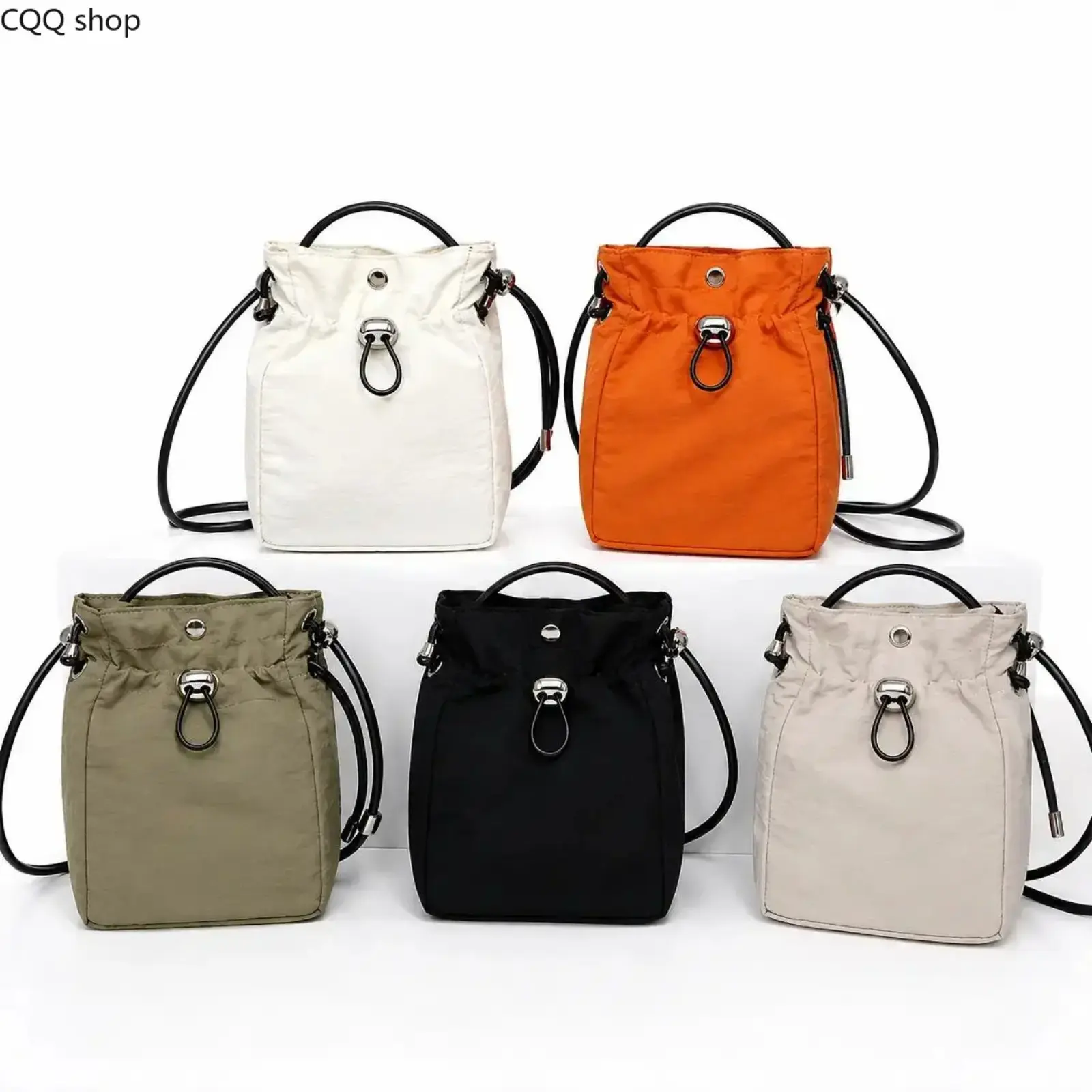 Fashionable Daily Crossbody for Women, Casual Trendy Mini Phone Purse in Water-Resistant Nylon Fabric with Adjustable Strap, Crossbody Fashion Bag, Durable Fabric Bag, Casual Trendy Purses, Synthetic, Drawstring, Crossbody Purse Handbags, Chic
