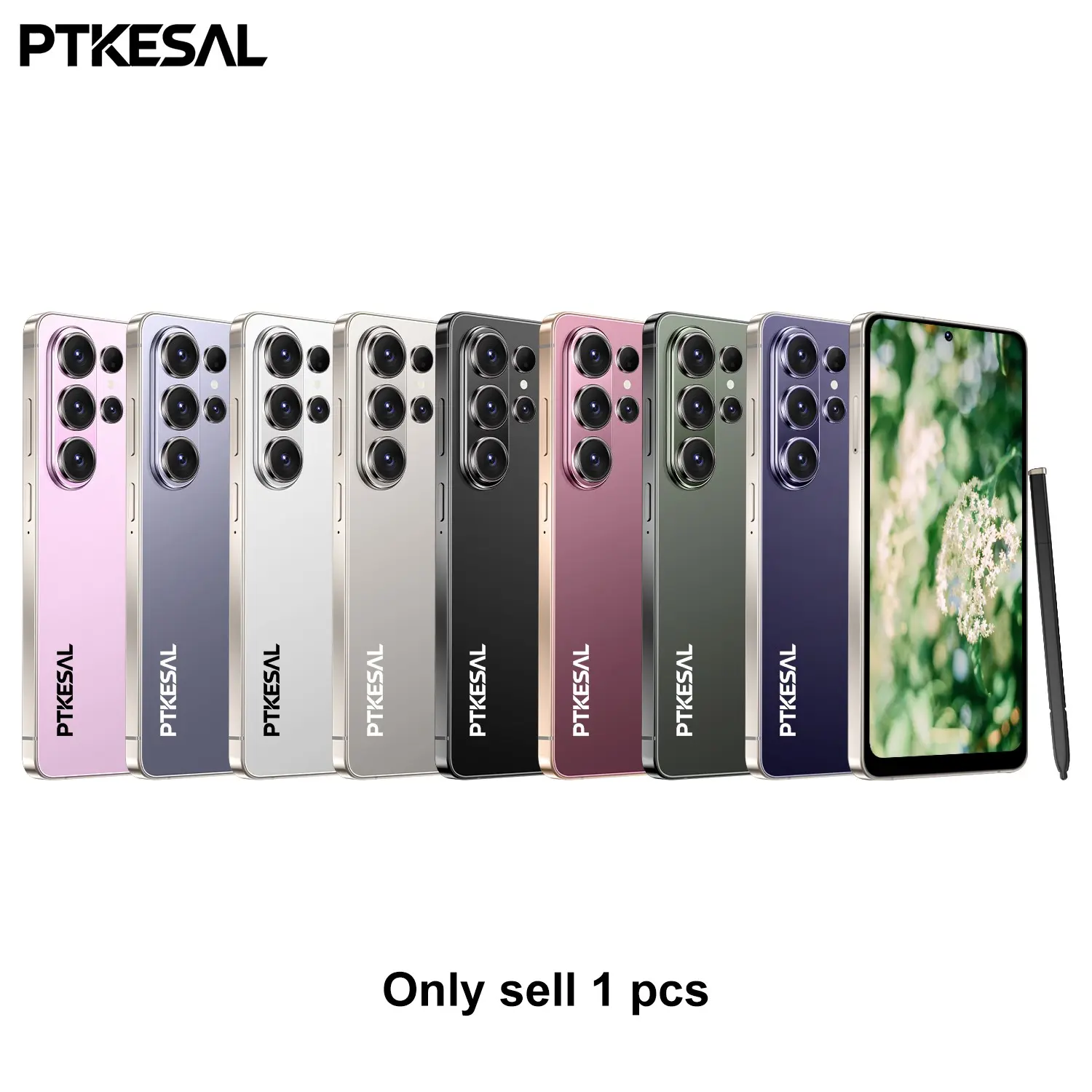 PTKESAL- Touchscreen 26 Ultra Android Mobile Phone, 3gb+32GB RAM, Dual Sim, 6.75-Inch Display, 4100mah Battery, Android 12, Face Recognition
