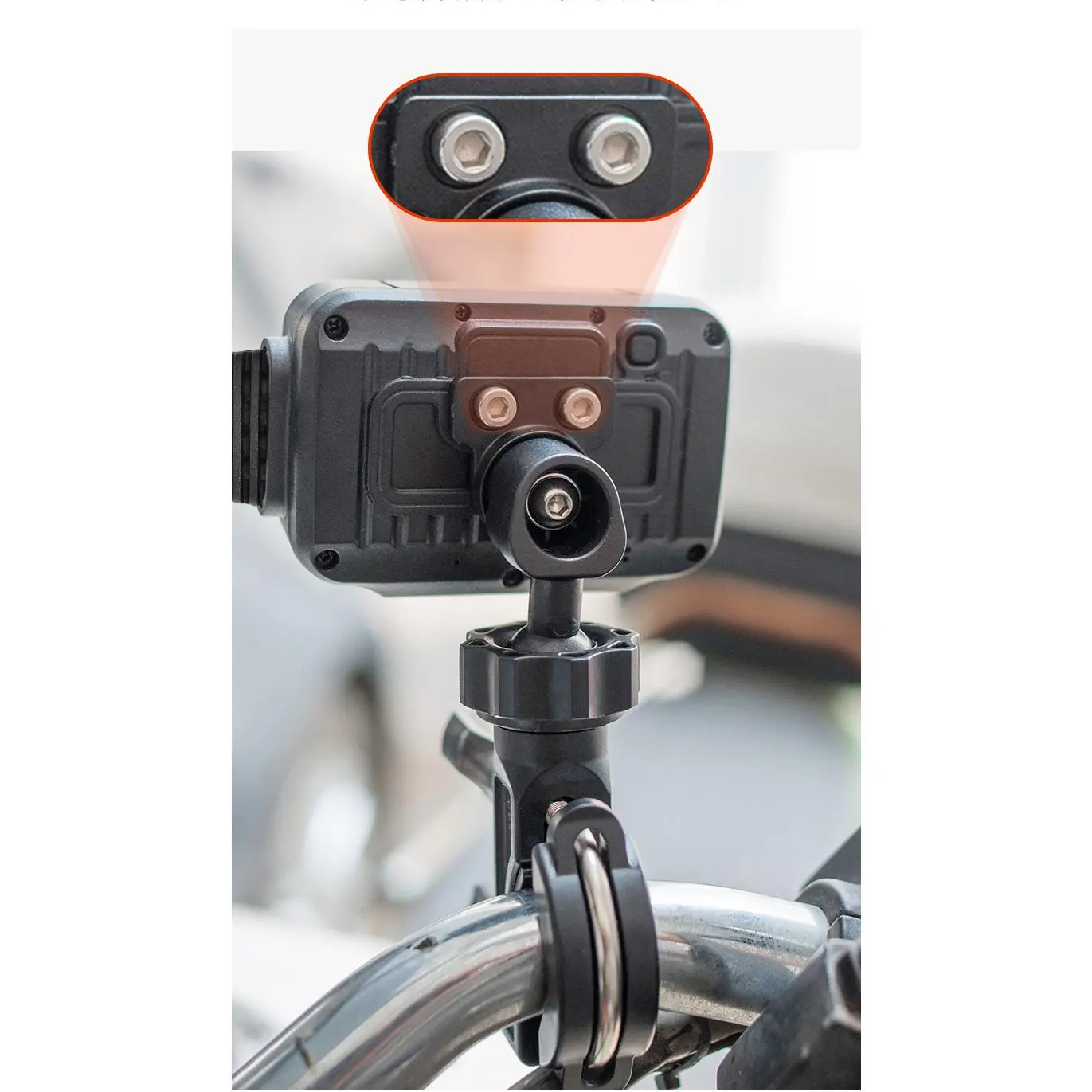 Waterproof 720P Motorcycle Dash Cam Dual Lens Front and Rear Recording