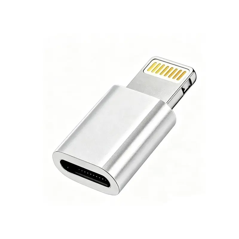 USB-C to Lightning Adapter, Compatible with iPhone 14/13/12/11 Series, Fast Charging Converter, Ideal for iOS Devices, Cellphone Accessories
