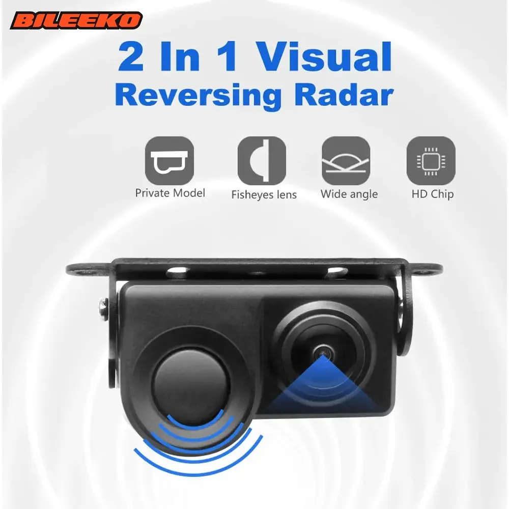 Integrated Parking Assistant, Ultrasonic Sensor + Rear Camera, Audio Alerts, Simple Wiring, Car Camera, Abs Enclosure Material, Radar Camera