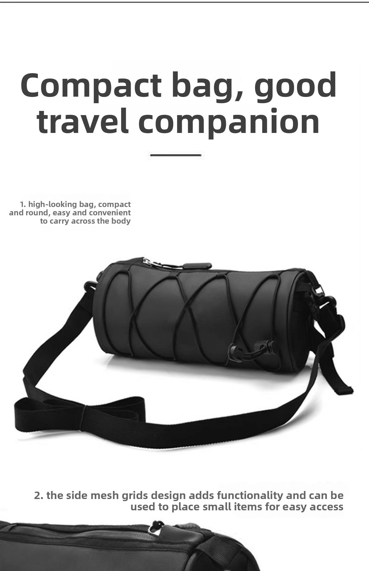 Nylon Fabric Road Bike Bag 2.5L Waterproof Multifunctional Cycling Bag in Purple Black Green Pink 23.5x11cm