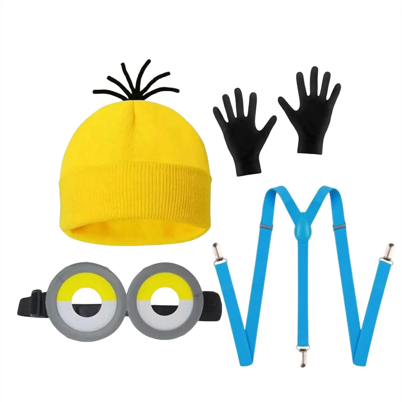 Costume Set Upgrade, Cosplay Outfit, Hat Gloves Glasses Belt, Festive Party Accessories, Halloween, Retro, Pool, Beach, Music Festival, Nightclub, Fun Accessory, Clubbing