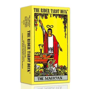 Waite Original Tarot Card Set with 78 Cards and Guide Book, Classic Tarot Game for Adults and Teens 14 Years Above, Perfect for Beginners, Card Games, Card Game Sets