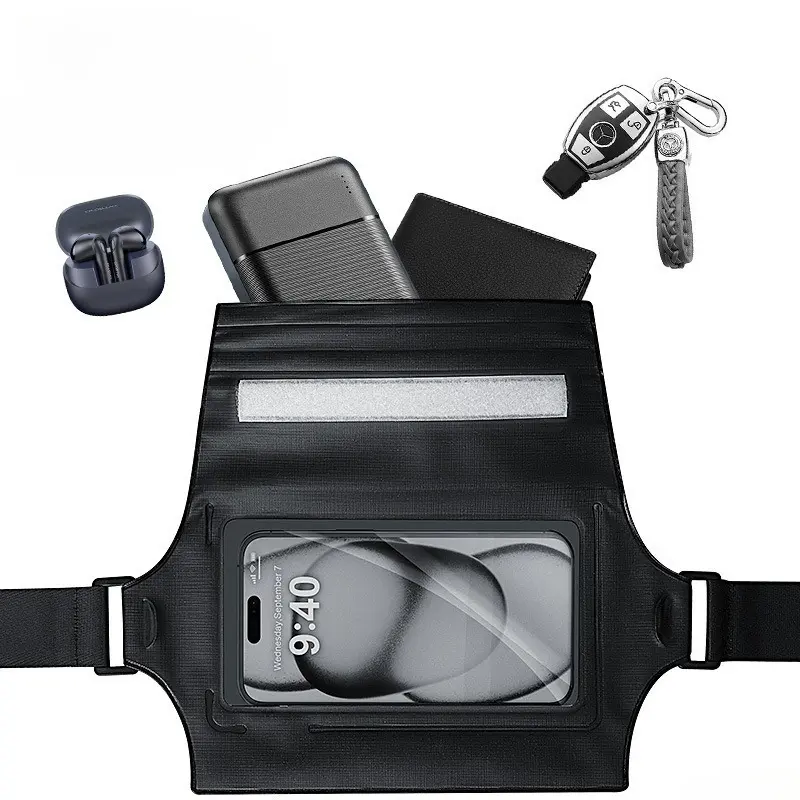Outdoor Waterproof Bag, Large Capacity Waterproof Fanny Pack, Multi-Functional Sports Chest Bag for Fishing, Hiking & Cycling