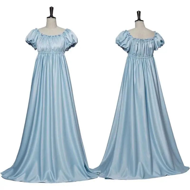 Medieval Dress Women Dress Sexy Off Shoulder Renaissance Victorian Regency Dress Costume Wench Retro Gown Halloween for Women