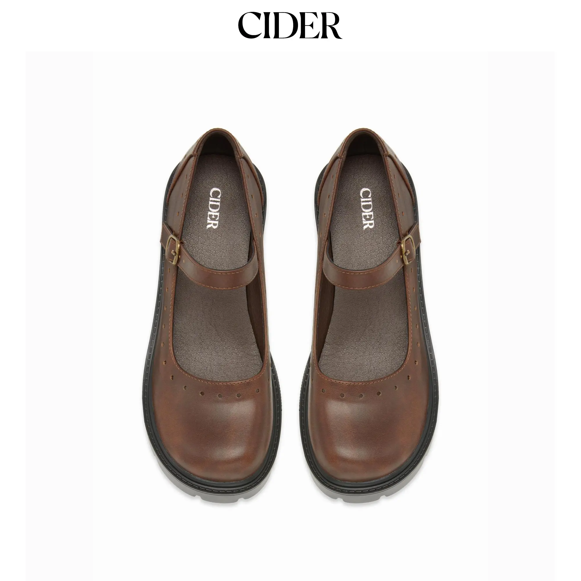 Cider CHUNKY HEELED LOAFERS