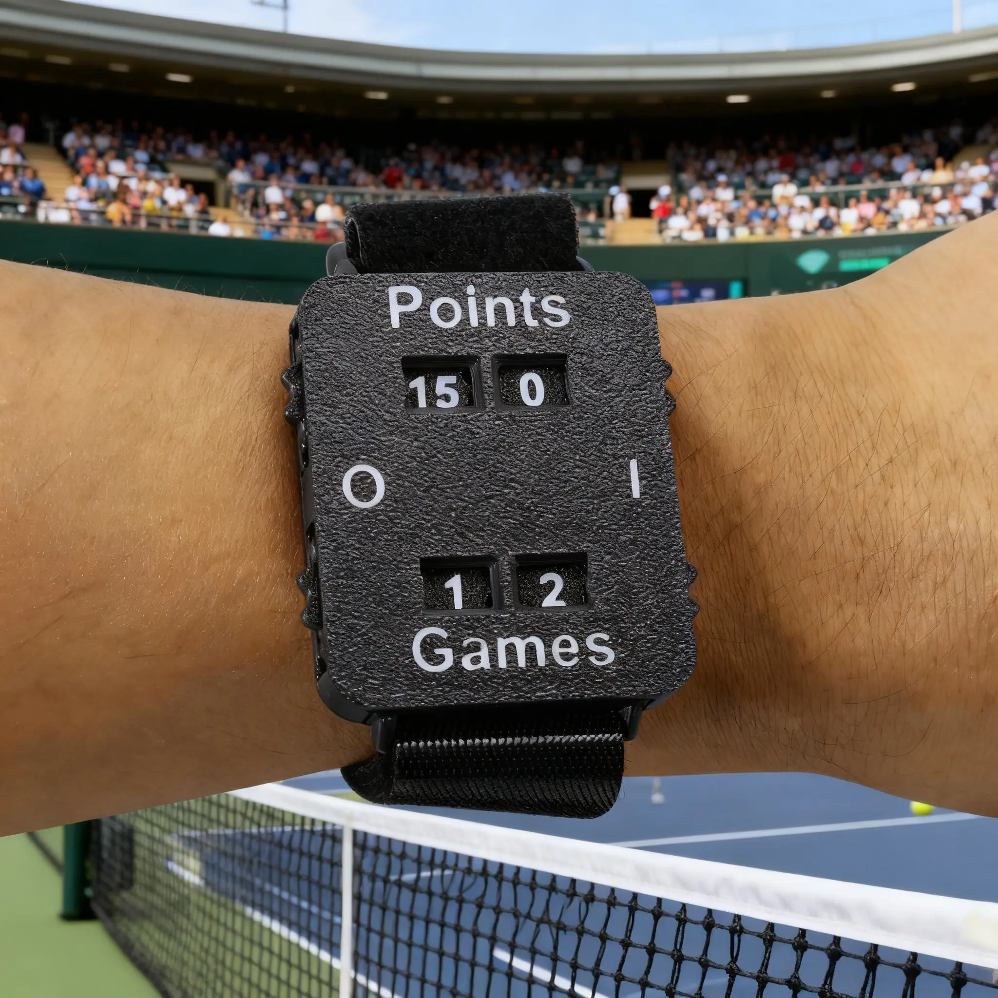 All-In-One Sports Wristband Scorekeeper, Portable Padel Scorer, Tennis & Cricket Score Recorder, Easy to Use, Essential Sports Accessories