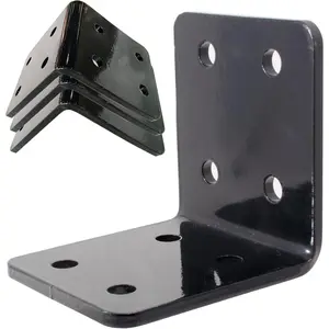 Beam Bracket, 4" X 4" X 3.5" Heavy Duty Corner Bracket. Fireplace Mantel Brackets Made of  Heavy Duty Alloy Steel. Corner Steel