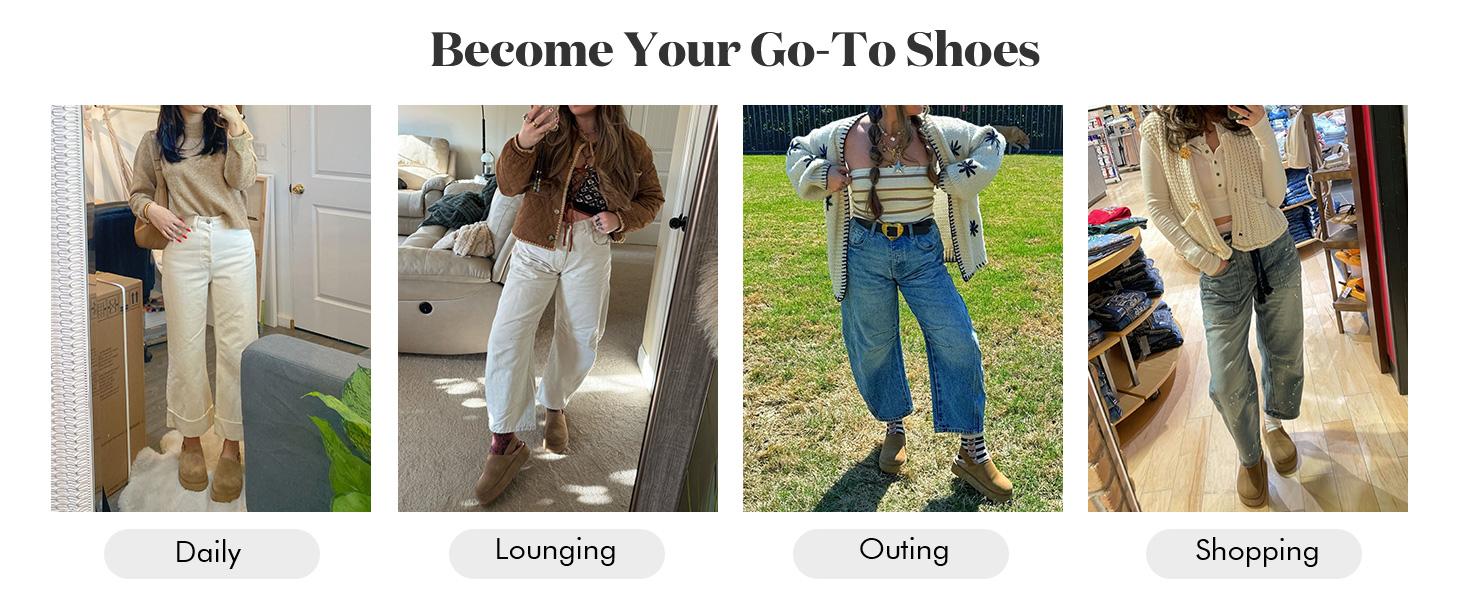 Imily Bela Women's Platform Clogs Adjustable Strap Slip on Mules Shoes Comfortable Fall Sandals