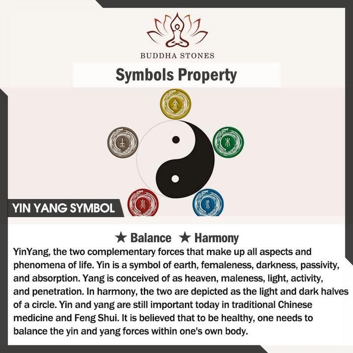 BuddhaStones Yin Yang Balance Necklace – Release Negativity & Restore Inner Harmony |   Feng Shui Pendant for Positive Energy |   Modern Spiritual Jewelry