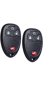 Fob Replacement Fits for Chevy Tahoe Suburban GMC Yukon/Yukon XL Cadillac Escalade ESV/EXT 2007 2008 2009 2010 2011 2012 2013 2014 Entry Start Control 22951510