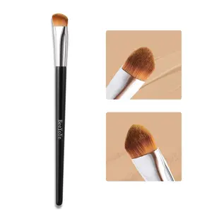 Triangle Under Eye Concealer Foundation Brush, Precise Coverage Undereye Corrector Brightener Contour Blending Makeup Brush for Dark Circles