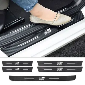 Car Sill Protector Decoration Sticker, Welcome Pedal Protection Strip, for Toyota Gr Sport, Gazoo Racing, Yaris 86, Corolla, Hilux, Supra, C-Hr