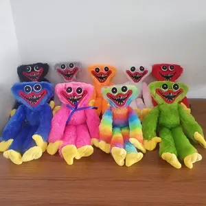 40cm Huggy Wuggy Stuffed Animal Collectibles - 9 Colors Cartoon Game Merchandise Figure, Cute Stuffies, Soft Cuddly Gift for Children (W251219)