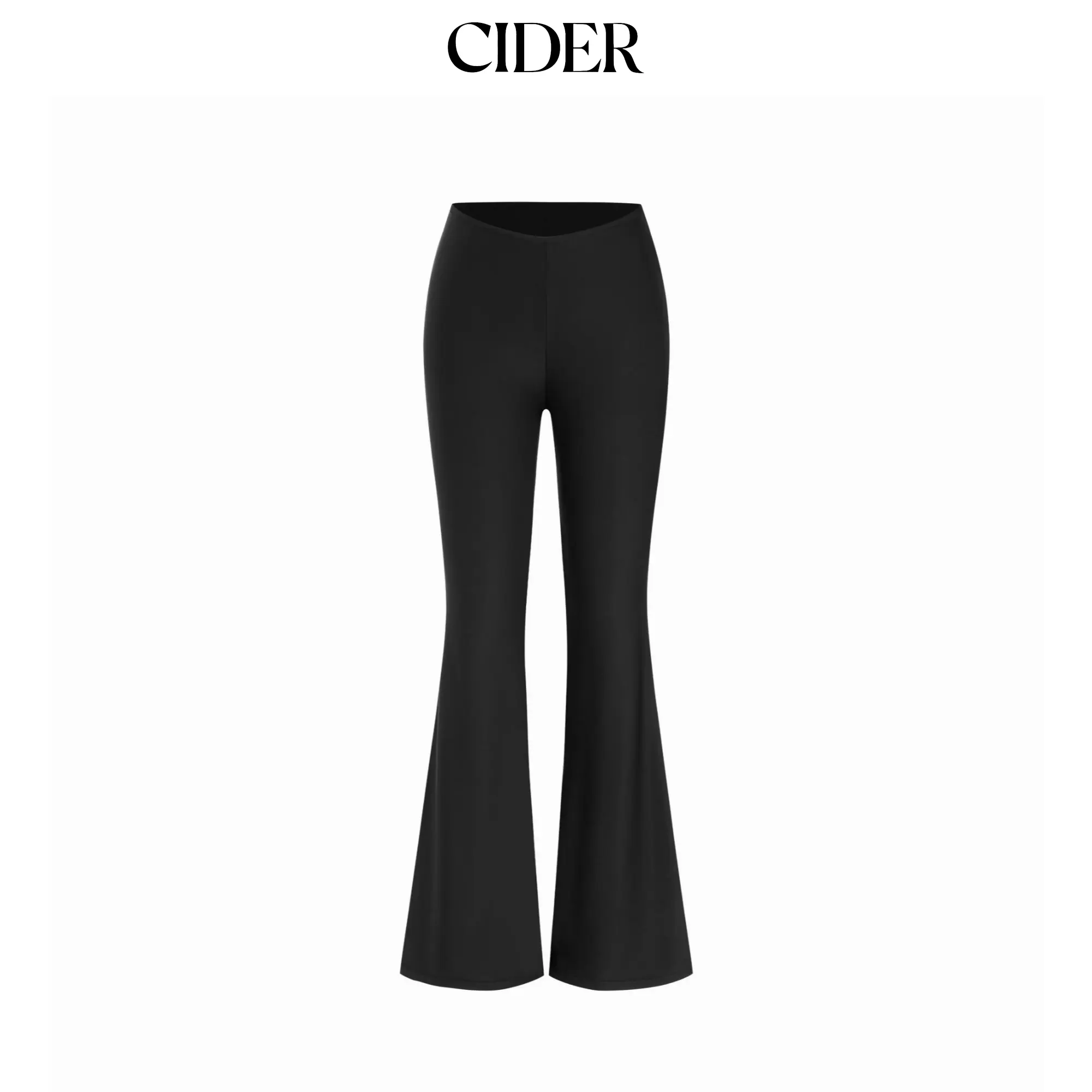 Cider Low Rise Slim Flared Trousers