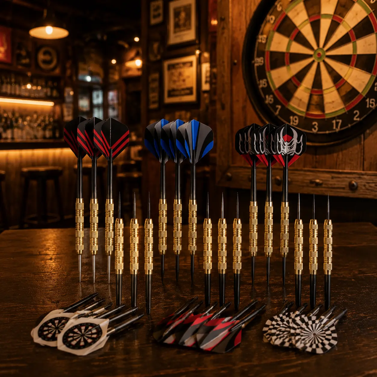 Iron-Plated Copper Dart Tips 18-Piece Set, 152mm with Precision Threads for Competitive & Recreational Dart Sport, Copper Tips