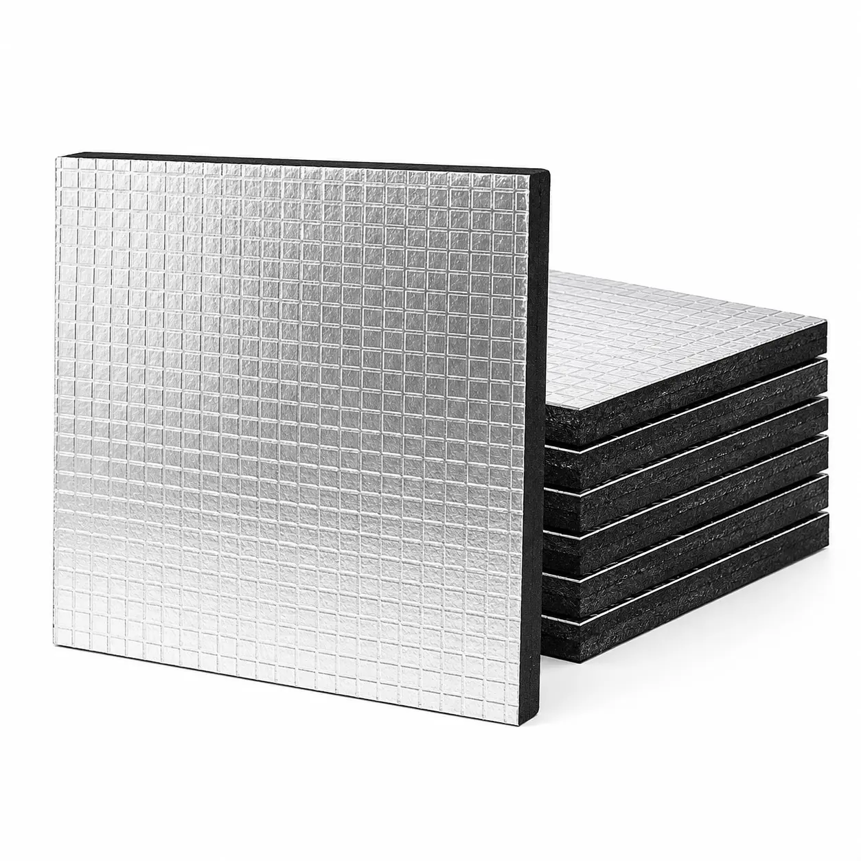 20x20cm High-Density Self-Adhesive Closed Cell Foam Board, Soundproofing Insulation Pad, Fire-Retardant Waterproof Noise Reduction Cotton