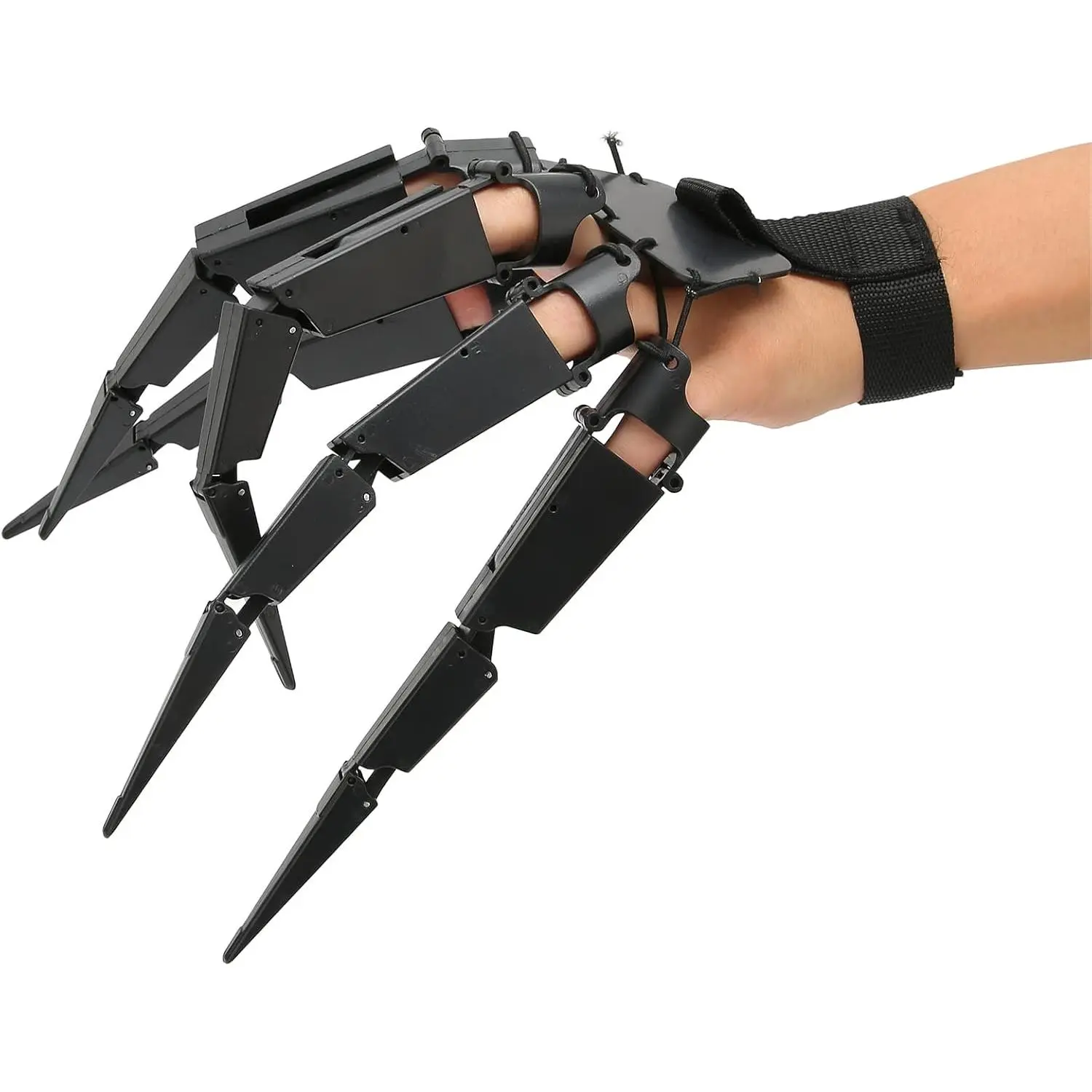 Halloween Articulated Fingers, Horrific Finger Extension Party Supplies Props (Flexible, Easy To Put On and Unload) s All Finger Sizes(Left Hand) New model
