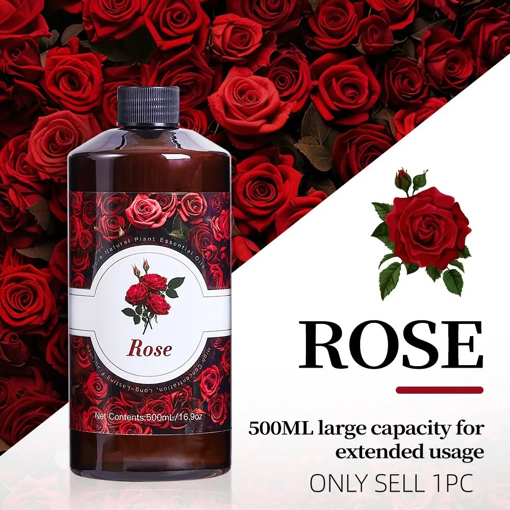 500ML Liquid Diffuser Refill, Long-Lasting Pure Fragrance, Diffuser Oil Scents, Ideal for Home and Hotel Use, No Fire Essential Oil Dispenser