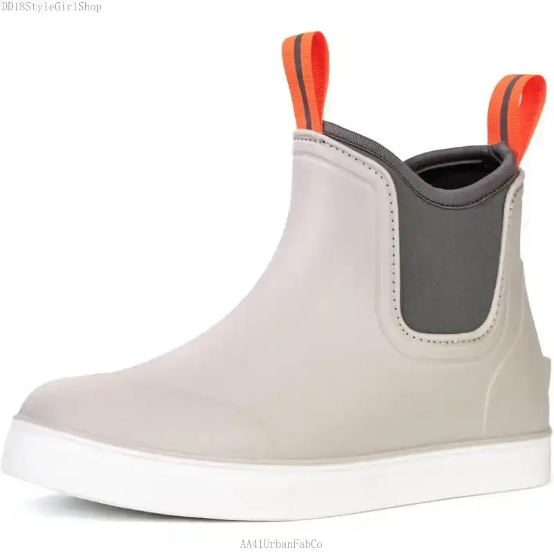 Women's Deck Boots Waterproof Ankle Rain Boots Outdoor Fishing Garden Boots for Women Anti-Slip Lightweight Comfortable Work ShoesDD18StyleGirlShop AA41UrbanFabCo