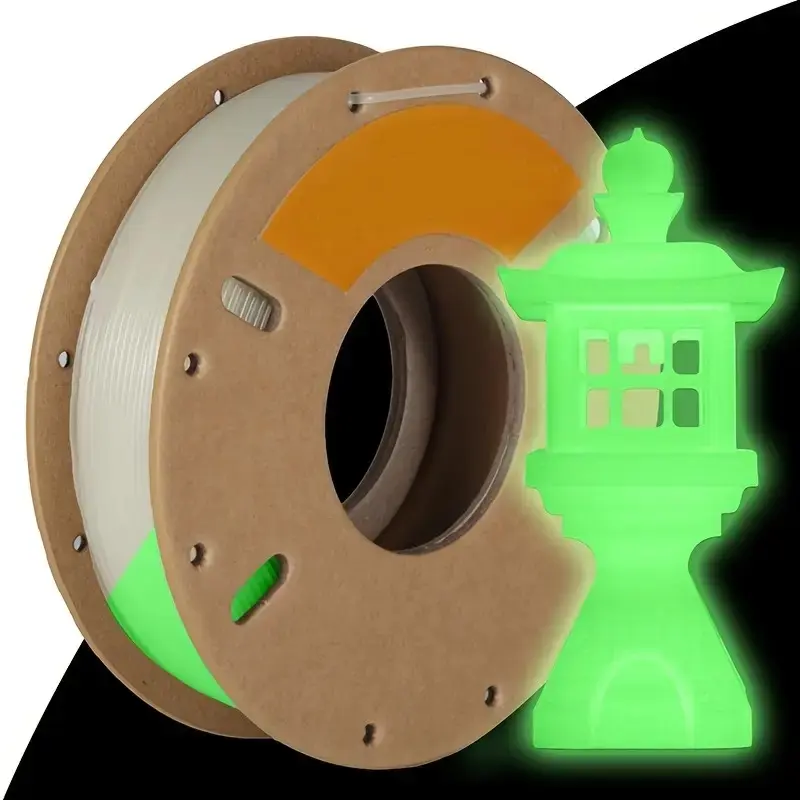 Glow in Dark Pla Filament, 250g (8.8oz), Gradient 3D Printer Filament, Color Change, Ideal for Creative Printing Projects
